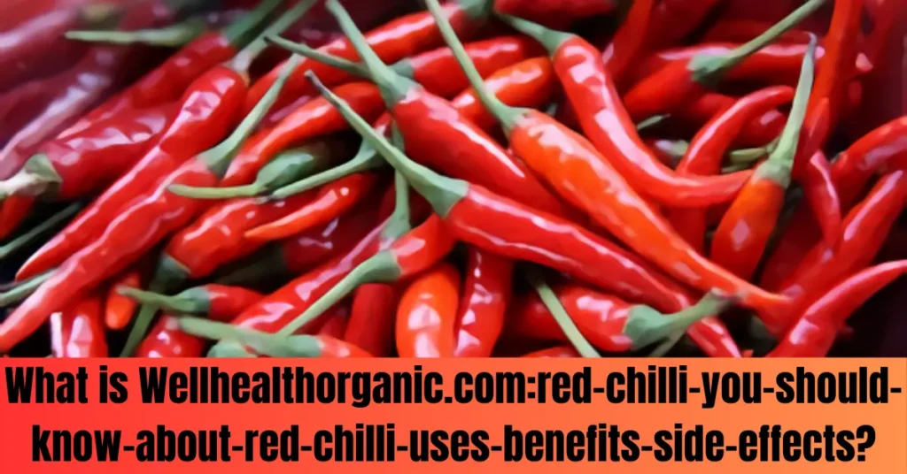 What is Wellhealthorganic.com:red-chilli-you-should-know-about-red-chilli-uses-benefits-side-effects?