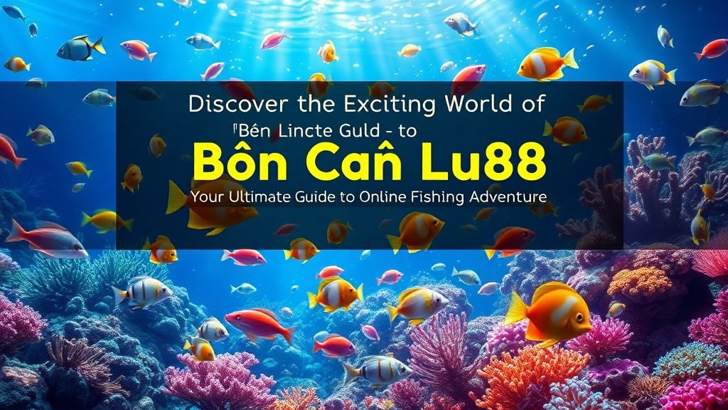 Discover the Exciting World of Bắn Cá Lu88 - Your Ultimate Guide to Online Fishing Adventure