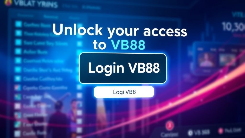 Unlock Your Access - Đăng nhập VB88 for a Seamless Online Entertainment Experience