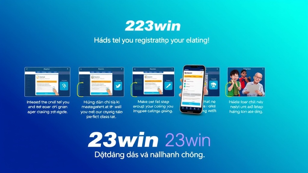 Đăng ký 23win - Khám phá nền tảng cá cược đỉnh cao dễ dàng và tiện lợi