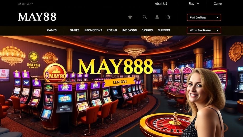 Khám Phá Đẳng Cấp Casino Trực Tuyến MAY88 - Trò Chơi Đỉnh Cao Định Hướng Giải Trí Hiện Đại