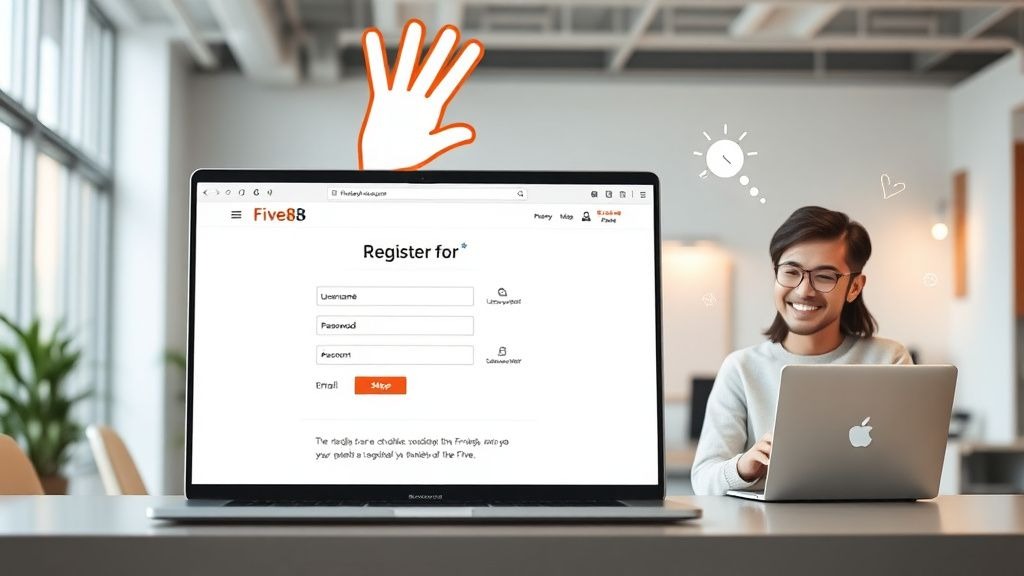 Đăng ký five88 - Khám phá nền tảng cá cược trực tuyến uy tín hàng đầu cùng trải nghiệm tuyệt vời