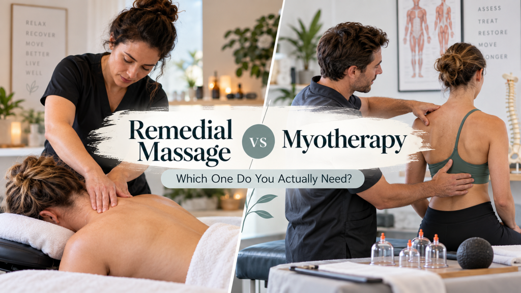 Remedial Massage vs Myotherapy: Which One Do You Actually Need?