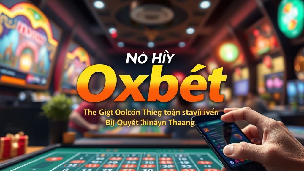 Nổ Hũ Oxbet - Bí Quyết Chiến Thắng Từ Nhà Cái Oxbet Đẳng Cấp