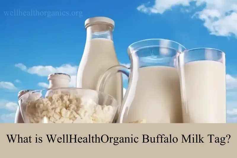 what is wellhealthorganic buffalo milk tag